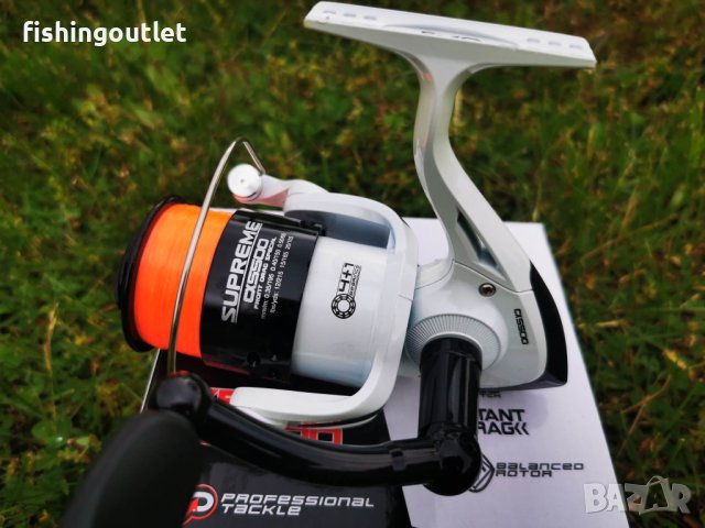 Морска макара с преден аванс EVO SUPREME 5500 с намотано влакно, снимка 2 - Такъми - 40614602