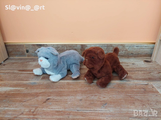 Furreal friends интерактивни животни-куче и коте, снимка 3 - Плюшени играчки - 53282735