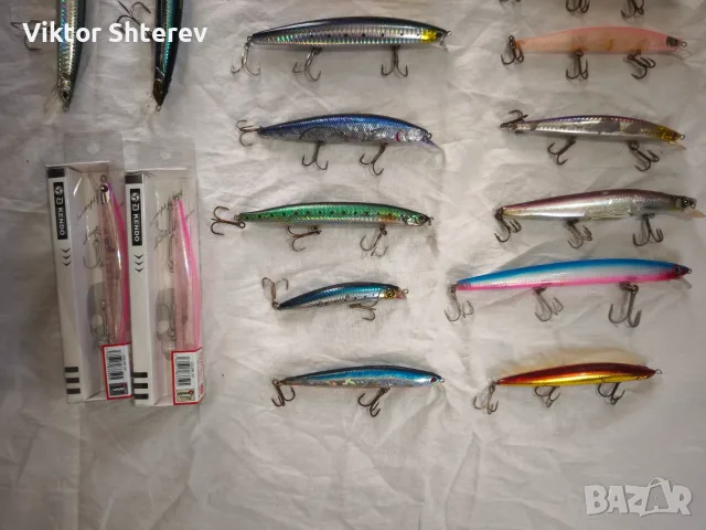 Комплект 22 бр. морски воблери – Silent Assassin, Blade Minnow, Hardcore, Tide minnow, Rapalla, снимка 4 - Такъми - 55960528