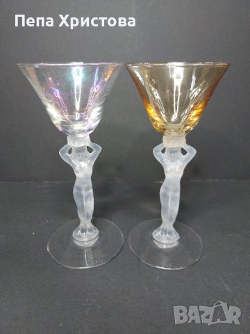 Комплект от 2 броя чаши френски кристал Bayel., снимка 4 - Чаши - 42842022