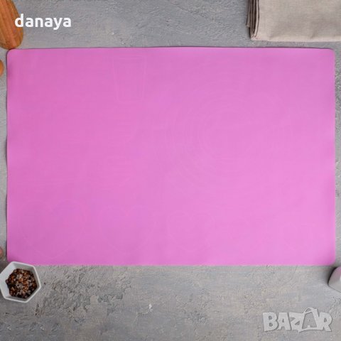 2534 Кухненска силиконова подложка за месене точене печене, 2 размера, снимка 6 - Аксесоари за кухня - 34922385