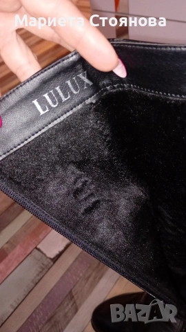 Ботуши Лулукс Висококачествена Еко Кожа 37н. НОВИ, снимка 2 - Дамски ботуши - 54179920