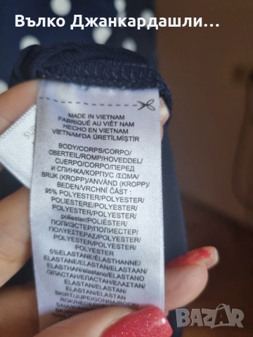 Рокля на точки Ralph Lauren, размер М, снимка 12 - Рокли - 53150712