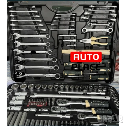 Гедоре 202 части RockForce 1/4″, 3/8″, 1/2″, снимка 4 - Гедорета - 53909401