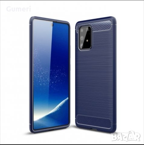 Samsung Galaxy S10 lite / Samsung Galaxy A91 Карбонов удароустойчив гръб , снимка 4 - Калъфи, кейсове - 29935279