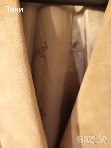 Ново Мъжко Сако от Чист Натурален Велур L, снимка 3 - Сака - 53134742