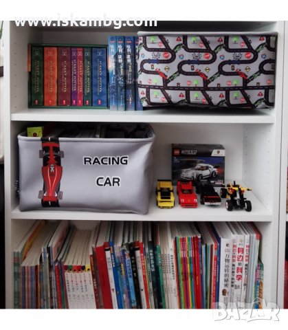 СГЪВАЕМ ТЕКСТИЛЕН КОШ ЗА ДРЕХИ И ИГРАЧКИ RACING - КОД 3233, снимка 5 - Други - 33873151