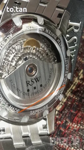 Швейцарски автоматичен часовник RSW Tempo Automatic, снимка 4 - Мъжки - 55710682