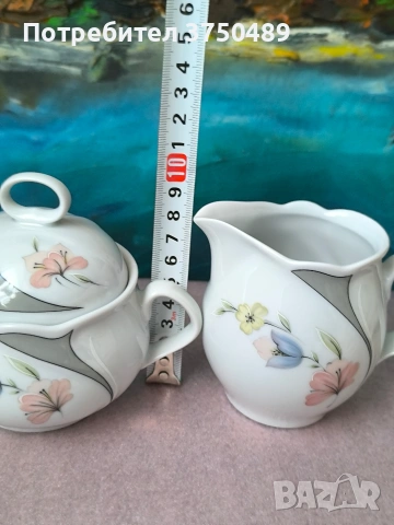 Захарница и каничка за мляко., снимка 3 - Сервизи - 54248327