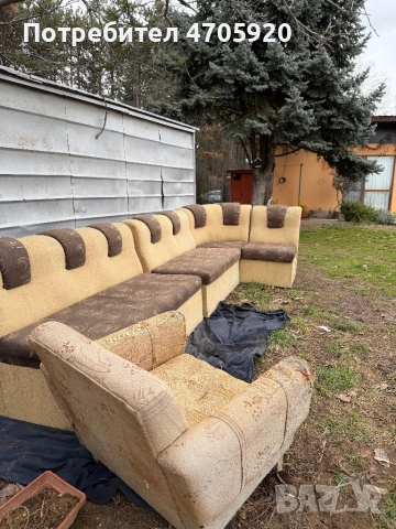 Ъглов диван+единичка канапе, снимка 6 - Дивани и мека мебел - 53063341