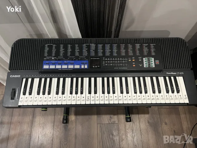 синтезатор CASIO CT-670, снимка 4 - Синтезатори - 56233334