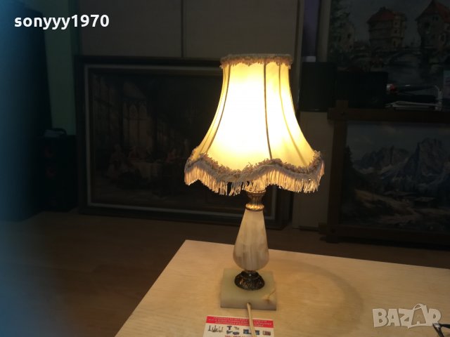 нощна лампа-мрамор-франция 1602211119, снимка 5 - Колекции - 31832987