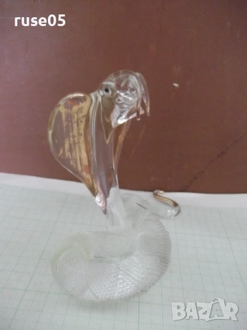 Фигура "Змия" стъклена, снимка 6 - Колекции - 53879459