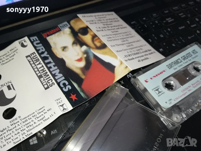 Eurythmics Greatest Hits-ORIGINAL TAPE Unison касета 1902241600, снимка 2 - Аудио касети - 44370036