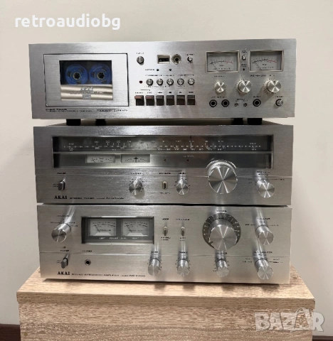 🔊Топ ретро аудио сет - система AKAI AM-2450, AT-2450L, GXC-740D🔊, снимка 8 - Аудиосистеми - 53963795