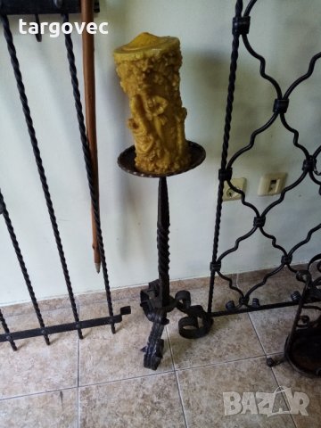 2 броя свещници ковано желязо, снимка 2 - Други - 30940928