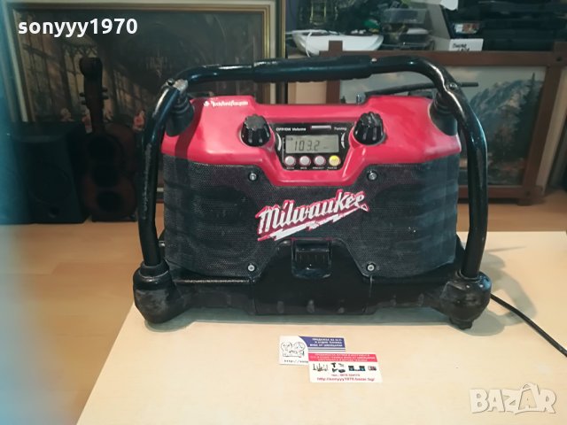 milwaukee-строително радио-внос англия, снимка 6 - Радиокасетофони, транзистори - 30068480