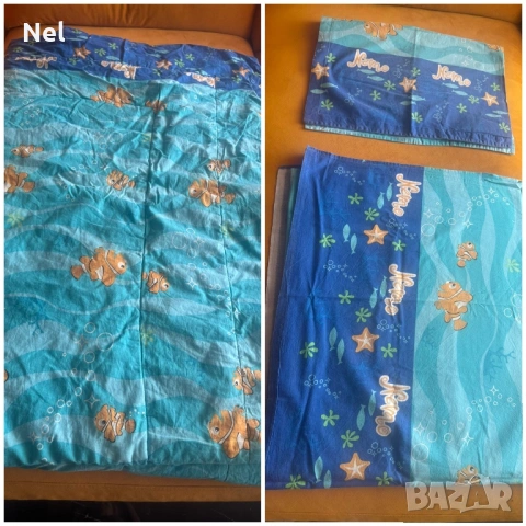 Олекотена завивка, чаршаф и калъфка