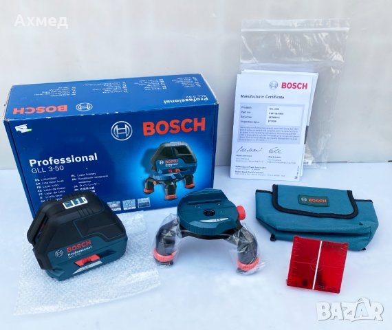 BOSCH GLL 3-50 - Нов линеен лазерен нивелир