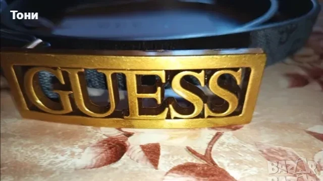 GUESS Оригинал Нов Дамски Колан от Естествена Кожа 110см. , снимка 6 - Колани - 50953055