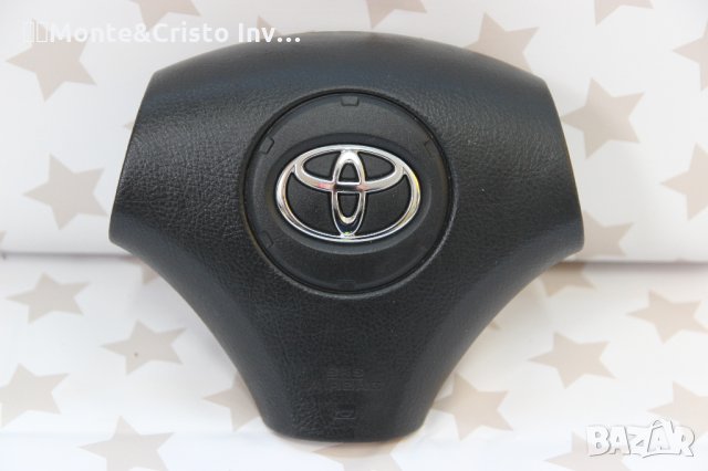Airbag за волан Toyota Corolla Verso (2001-2004г.) / Тойота Корола Версо / ляв airbag, снимка 1 - Части - 30935292