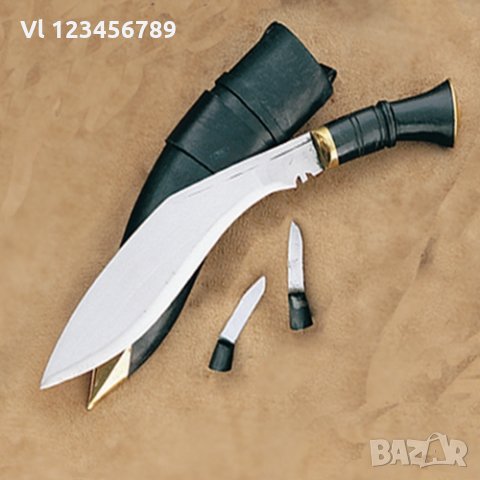 Кукри класическо (3 ножа ) - 200х300 мм, снимка 1 - Ножове - 31392235