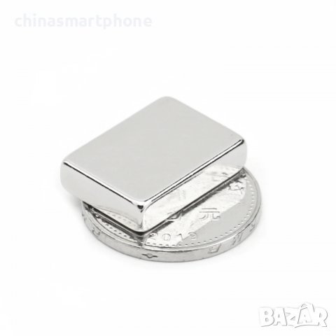 Неодимов магнит 20x15x5mm N52 1250-2000Gs 6гр малък | moqtmagazin.com, снимка 6 - Други инструменти - 36869778