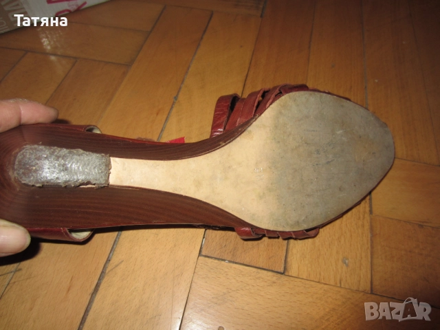 САНДАЛИ  кожени ; BONDOLINO; ИTAЛИЯ;, снимка 6 - Сандали - 16028477