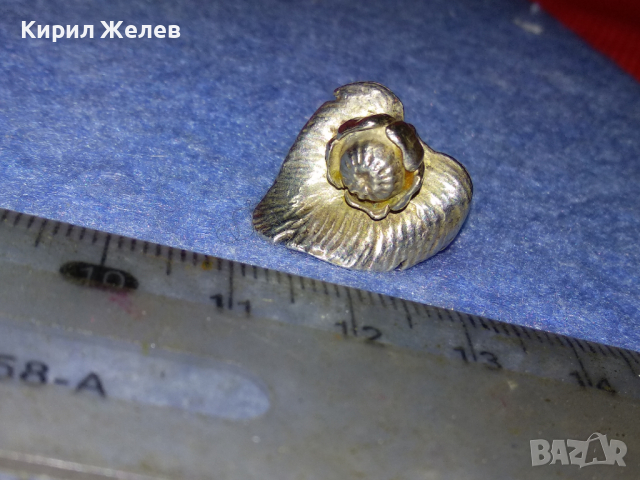 СТАР ФЛОРАЛЕН РУСКИ СРЕБЪРЕН ПЕНДАНТ СРЕБРО 925 РЕБРО БИЖУ ВИСУЛКА с 2 МАРКИРОВКИ РЪЧНА РАБОТА 43225, снимка 5 - Антикварни и старинни предмети - 44664204