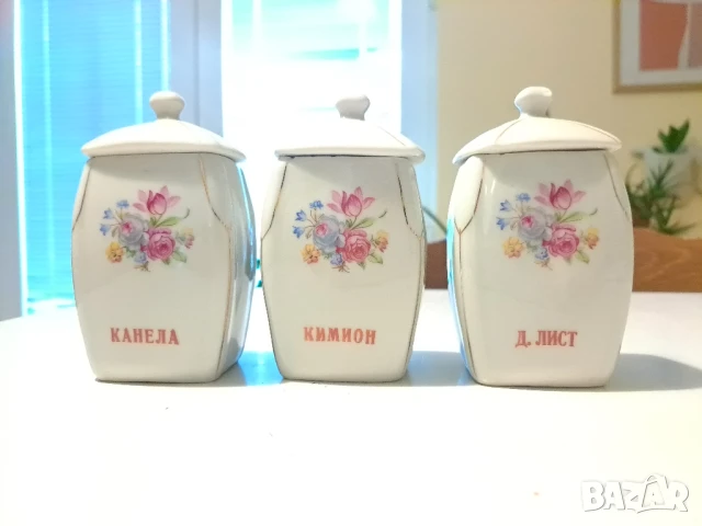 Стар български порцеланов комплект за подравки и варива, снимка 3 - Други - 50835148