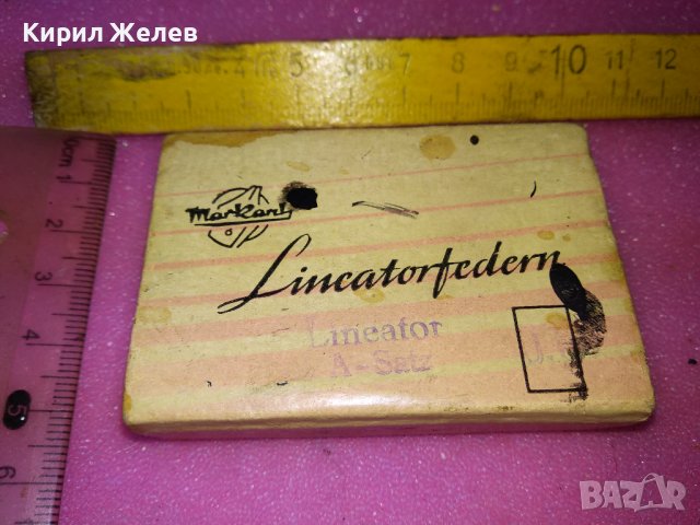MarKarl Linkatortedern Lineator A-Satz СТАРИ НЕМСКИ ПИСЦИ ПИСЕЦ За ПИСАЛКА ПЕРОДРЪЖКА ТУШОВКА 42879, снимка 7 - Други ценни предмети - 44222330