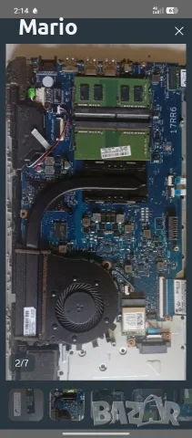 дъно лаптоп HP 17-ca0000ns , снимка 2 - Дънни платки - 55983927