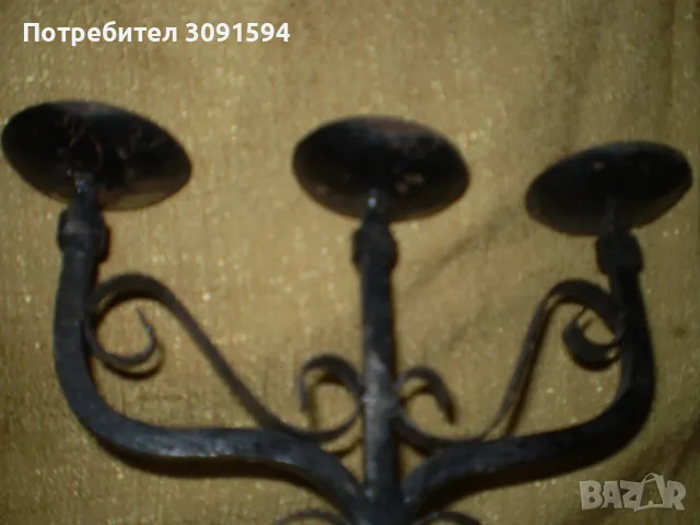 Свещници от ковано желязо Декорация на дома, снимка 3 - Други - 48803985