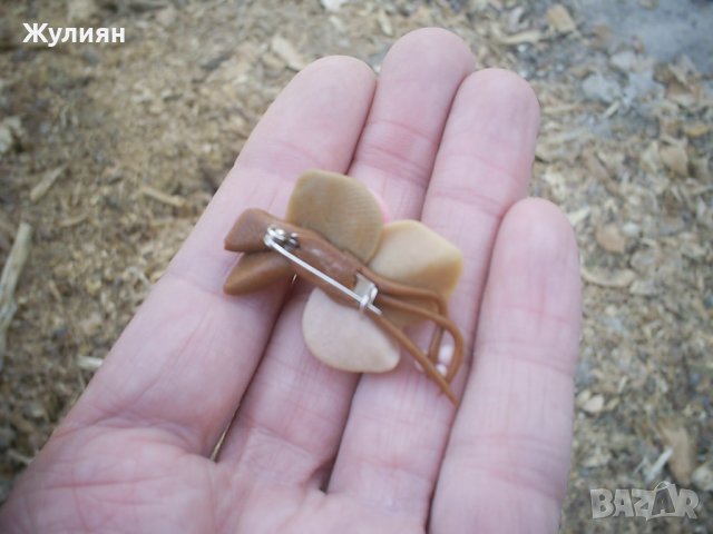 СТАРА БРОШКА РОЗИ, снимка 5 - Други ценни предмети - 36621192