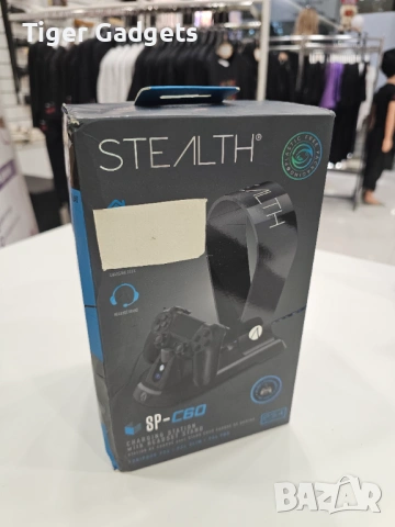 STEALTH SP-C60 Charging Station – зарядна станция и стойка за слушалки за PS4, снимка 8 - Аксесоари - 53976385