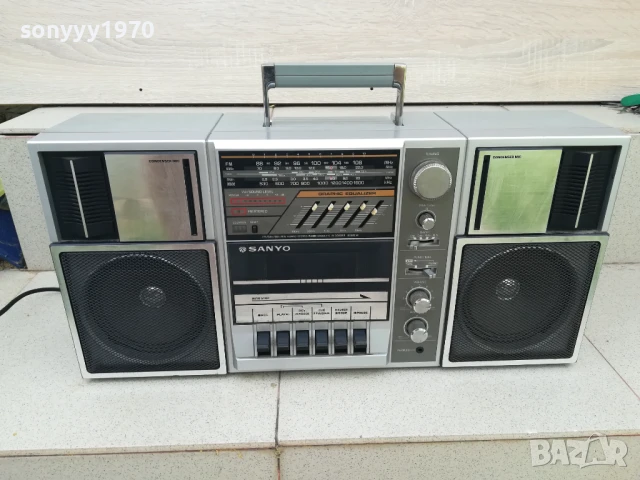 SANYO М9835K-MADE IN JAPAN 0206252031LCHERY, снимка 5 - Радиокасетофони, транзистори - 50525557