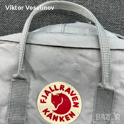 Оригинална Раница Fjallraven Kanken Сива, снимка 4 - Раници - 55836840