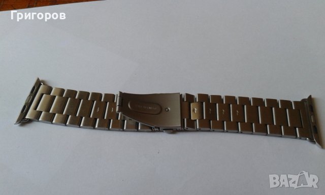 Стоманена верижка за смарт часовник Apple Watch -нова 35 мм , снимка 3 - Каишки за часовници - 36759870