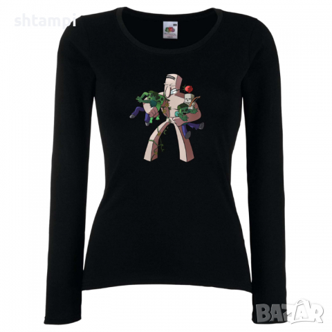 Дамска тениска Iron Golem майнкрафт Minecraft,Игра,Забавление,подарък,Изненада,Рожден Ден., снимка 2 - Тениски - 36520748