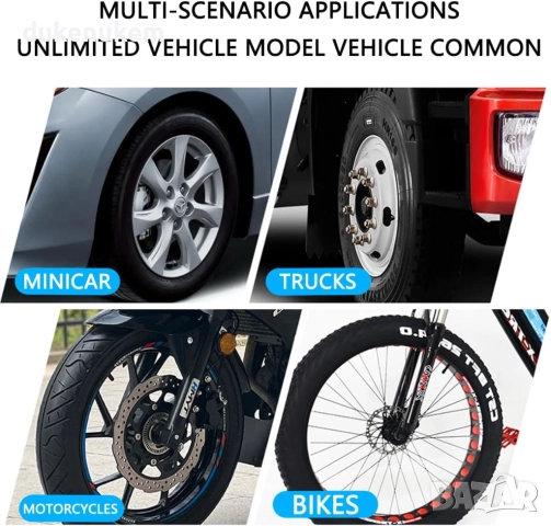 Механичен манометър за гуми 0–100 PSI, снимка 6 - Аксесоари и консумативи - 51691052