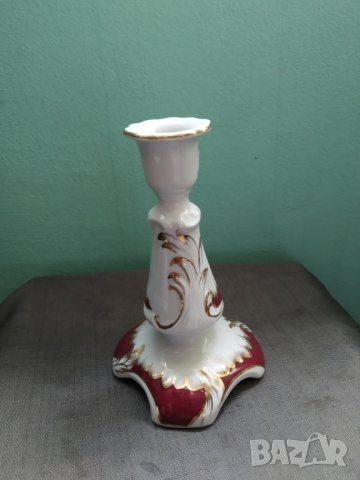 порцеланов свещник, снимка 2 - Други ценни предмети - 38658146