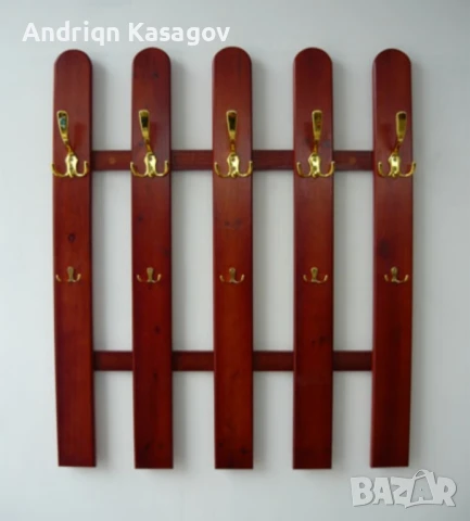 дървени закачалки за стена , снимка 6 - Декорация за дома - 50965336