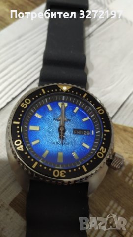 PARNSPRE автоматичен часовник японски механизъм NH36A,гмуркане, 300 M, стъкло сапфир , снимка 14 - Мъжки - 40437298