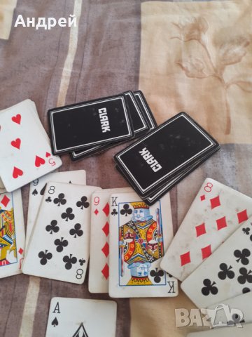 Стари карти за игра Clark, снимка 6 - Други ценни предмети - 30904305