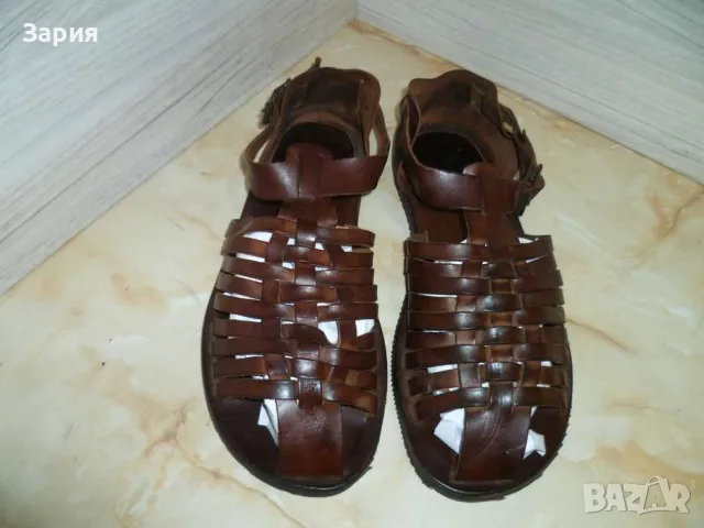 Ralph Harrison men's leather sandals №44, снимка 3 - Мъжки сандали - 56378933