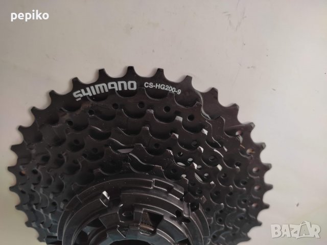 Продавам колела внос от Германия  венец касета SHIMANO CS - HG200-9, снимка 5 - Части за велосипеди - 38363504