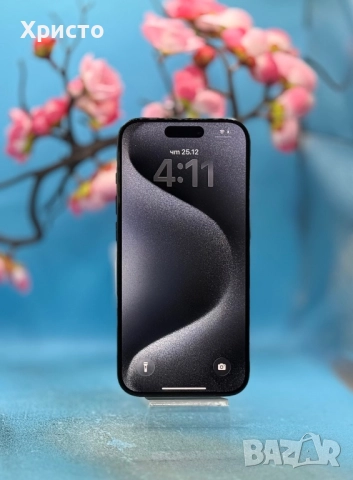 Apple iPhone 15 Pro, 256GB, 5G, Blue Titanium  , снимка 2 - Apple iPhone - 52897742