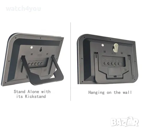 -20% НОВ ДИГИТАЛЕН СТЕНЕН ЧАСОВНИК С ТЕМПЕРАТУРА. ЕЛЕКТРОНЕН СТЕНЕН ЧАСОВНИК, снимка 6 - Стенни часовници - 44594529