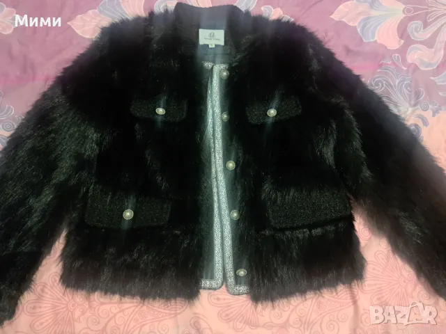 Палто от висококачествен еко пух, снимка 5 - Палта, манта - 48005596