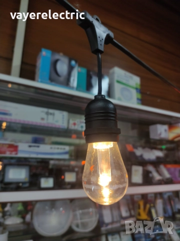 Декоративна крушка RGB 1W E27, снимка 5 - Лед осветление - 52333740